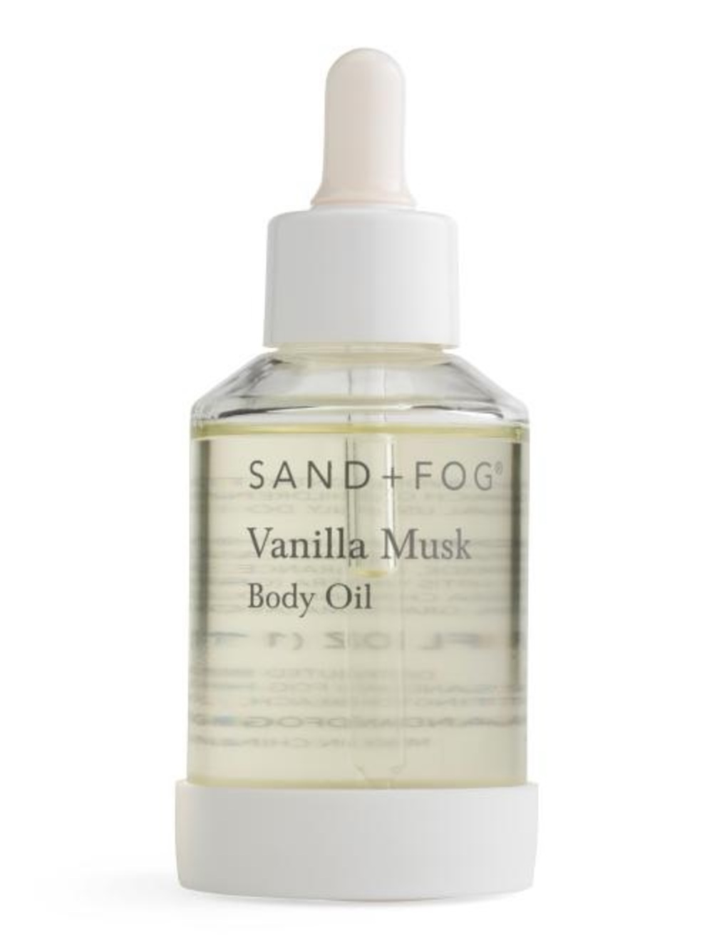 Sand + Fog Vanilla Musk Body Oil Dropper 110 ml